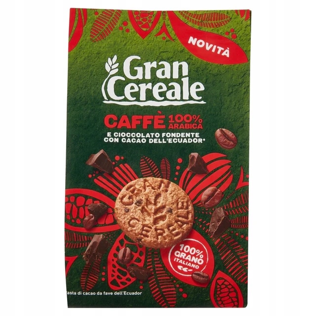 Levně 3x Sušenky Caffe 100% Arabica 280 g Gran Cereale