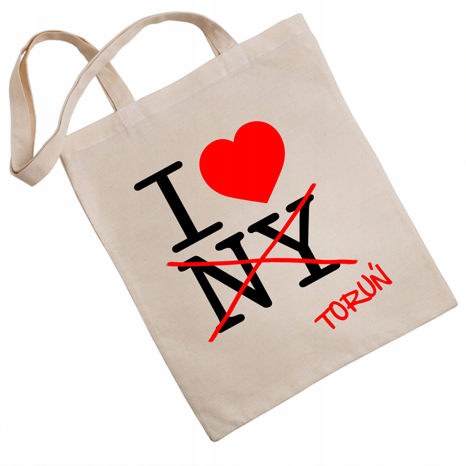 

Torba eko I love Toruń, natural