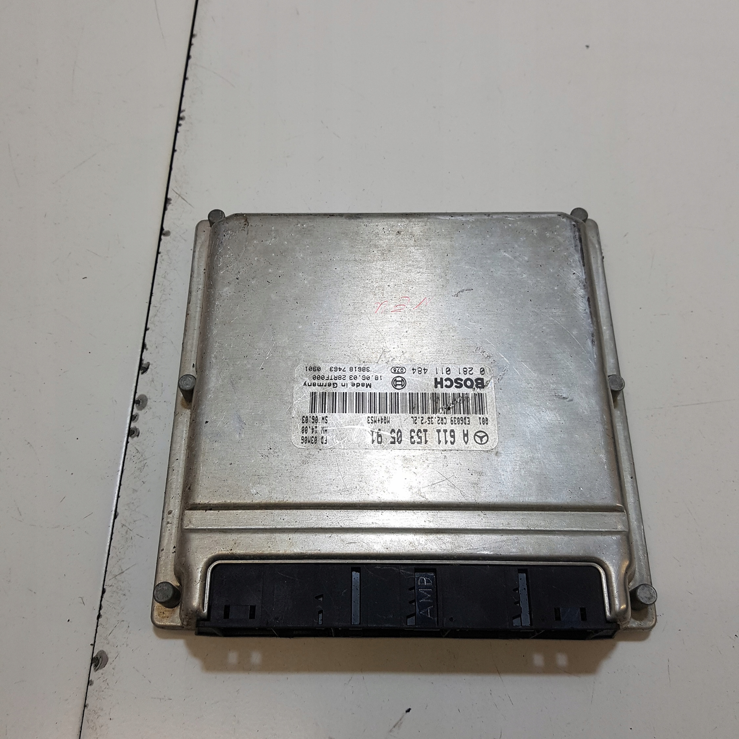 computer of the engine control unit MERCEDES-BENZ SPRINTER A6111530591 0281011484