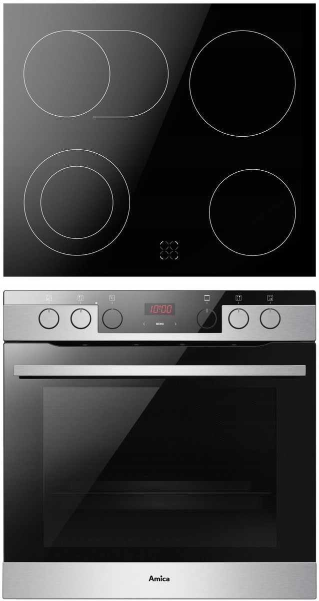 Kuchnia z płytą ceramiczną AMICA CHED37319X X-TYPE