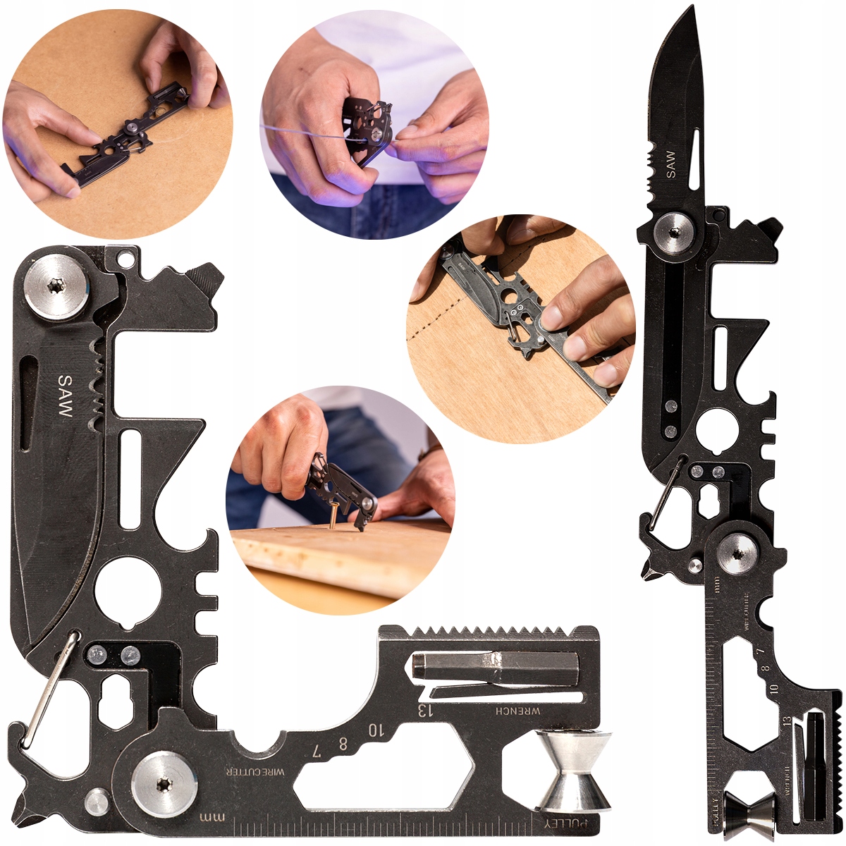 Aerogogo Pocketool 2.0 Multitool Narzędzie 30 W 1