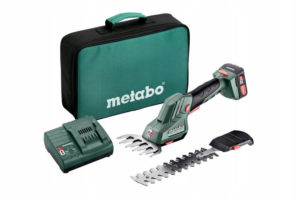 Akumulátorové nožnice Metabo SGS12Q 11,5 cm 12V akumulátor nabíjačka