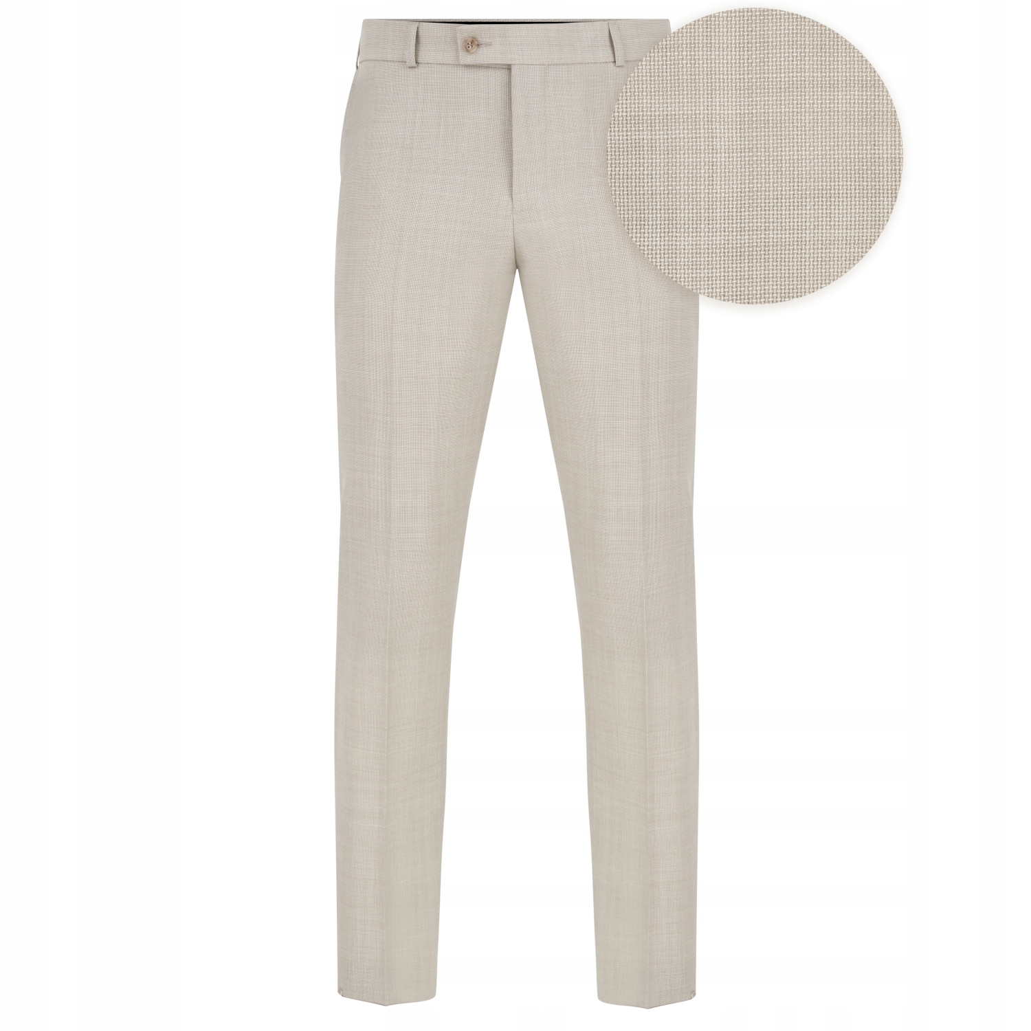 Béžové kostýmkové kalhoty, 100% vlna, Pako Lorente , vel 92/182