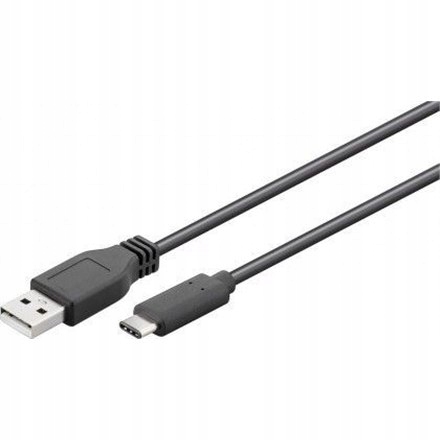 Goobay Kabel Usb 2.0 1,8 m, czarny, Usb 2.0 męski