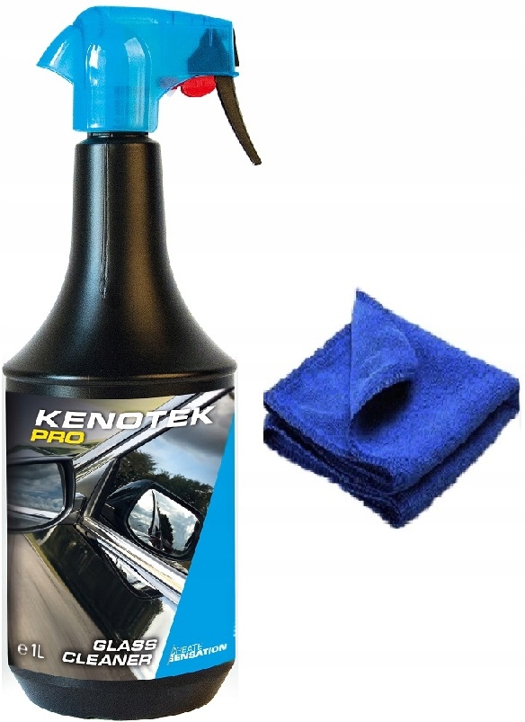 KENOTEK Glass Cleaner płyn do mycia szyb chromu 1 L GRATIS
