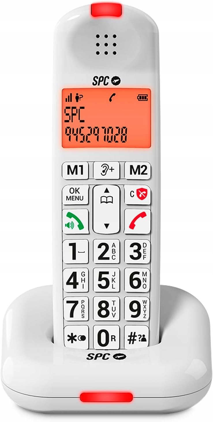 Telefon Bezprzewodowy Domowy dla Seniora Spc 224017 Secnior Fixed Phone