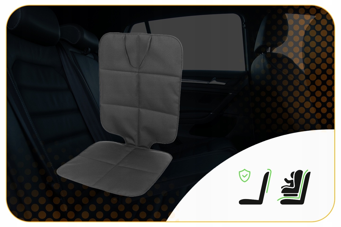 PODKŁADKA POD FOTELIK SAMOCHODOWY UNIWERSALNA GRUBA WODOODPORNA ISOFIX Marka Matapodfotelik