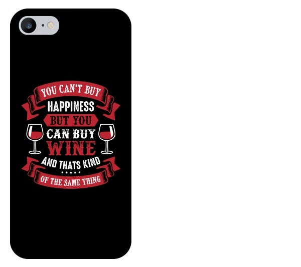 

Etui pokrowiec iPhone 7 Happiness and wine