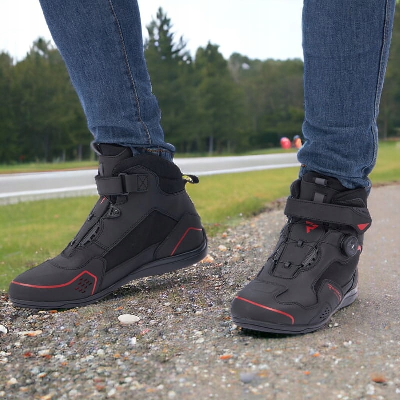 Buty Motocyklowe Męskie Skórzane Krótkie Miejskie - 45 Numer katalogowy producenta buty motocyklowe