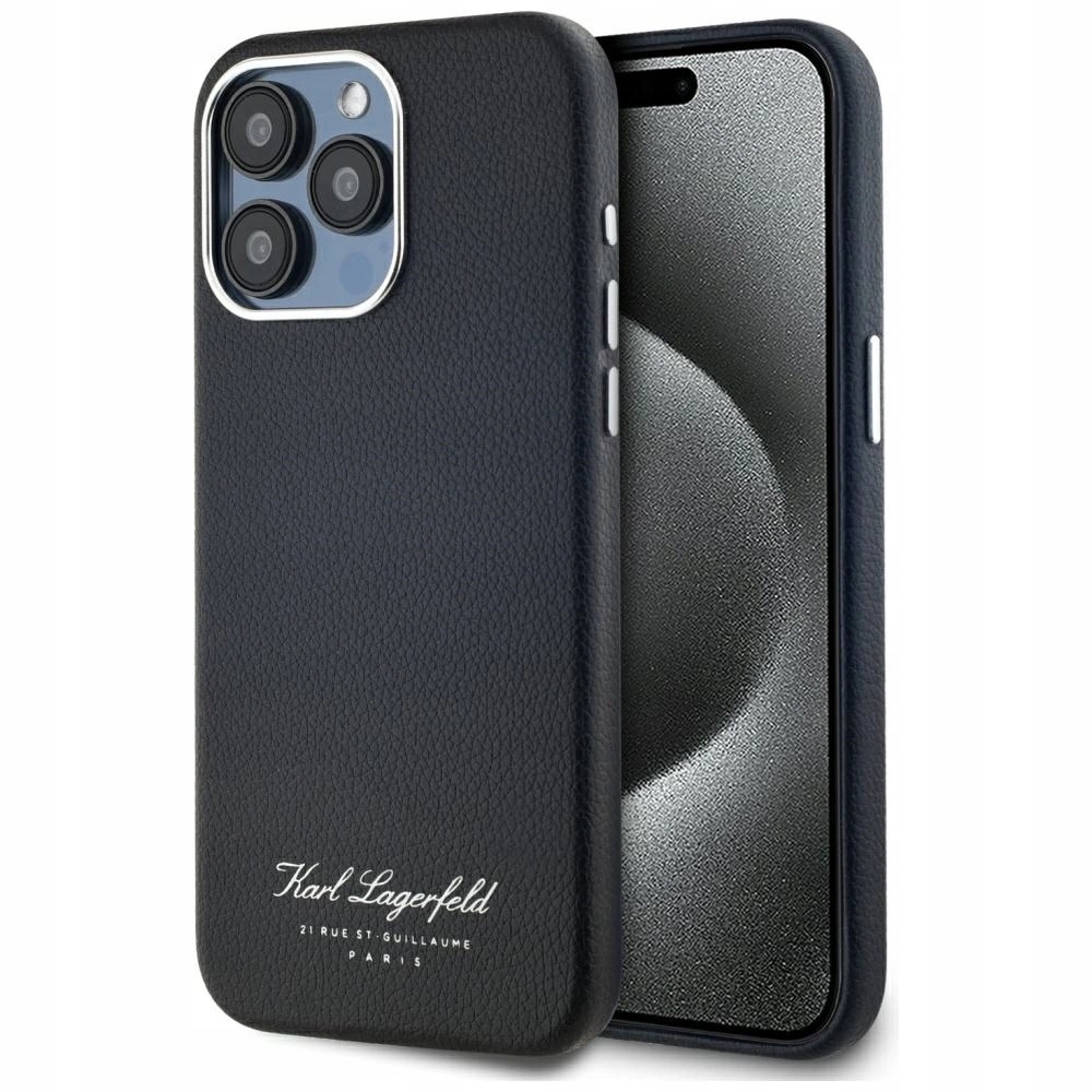 Pouzdro Karl Lagerfeld hotelu Rsg pro iPhone 15 Pro černé