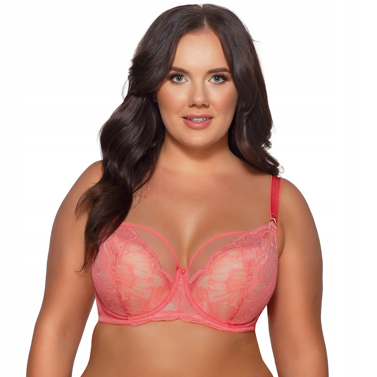 Ava 2075 Perlash coral růžová Polovyztužená podprsenka Semi Soft 65I
