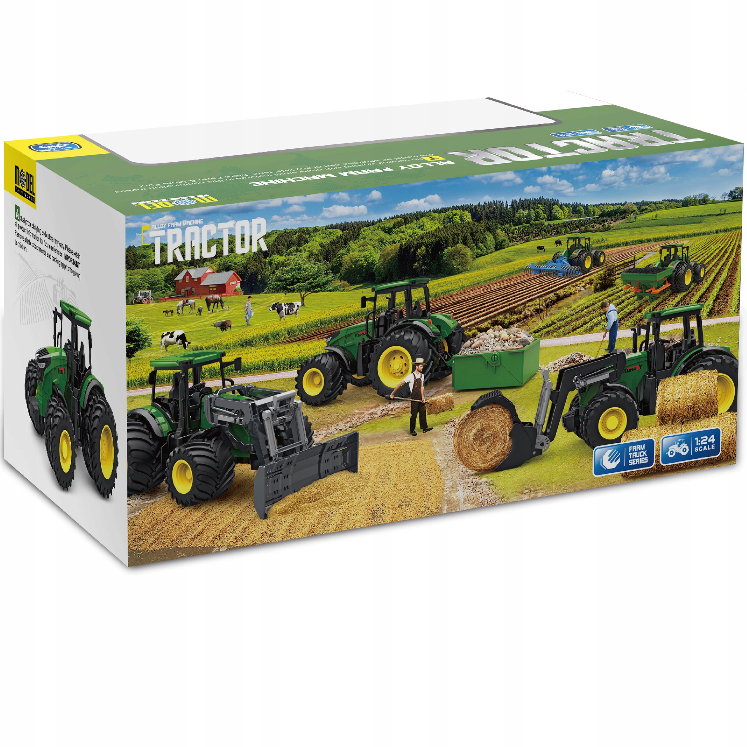 Duży TRAKTOR rolniczy PODNOŚNIK Ruchomy PŁUG OBROTOWY GUMOWE KOŁA MATADI Rodzaj pojazdu traktor