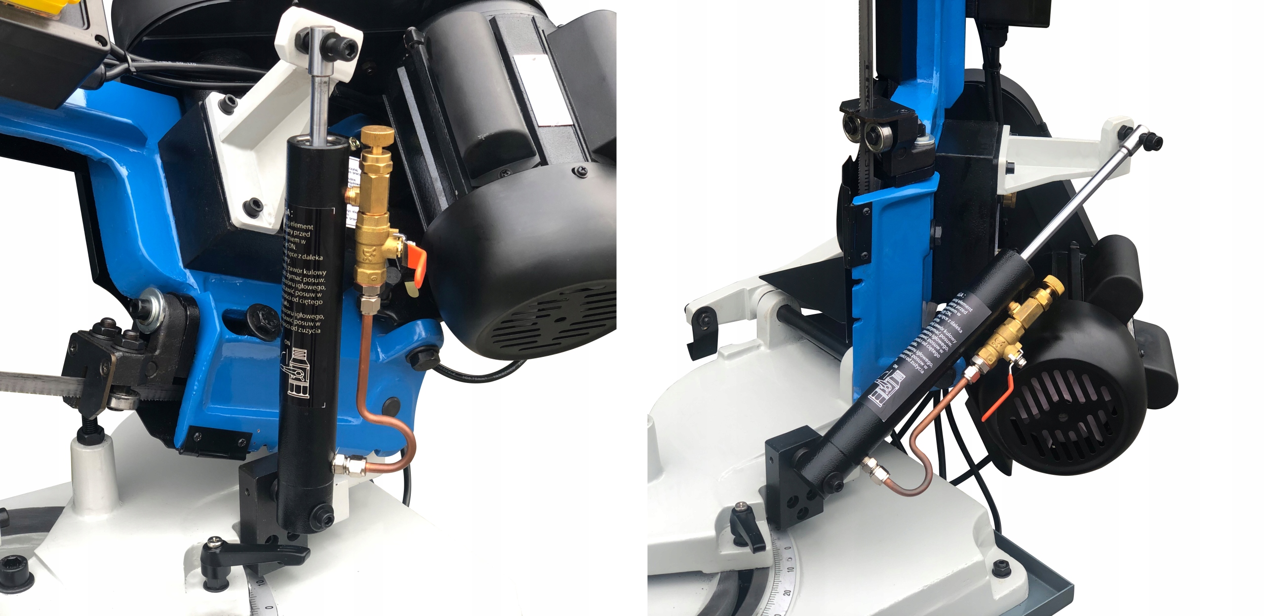 PIŁA TAŚMOWA DO METALU PRZECINARKA STILER 128HDRA 230V 150 MM 2 TAŚMY HIT Zasilanie elektryczno-sieciowe