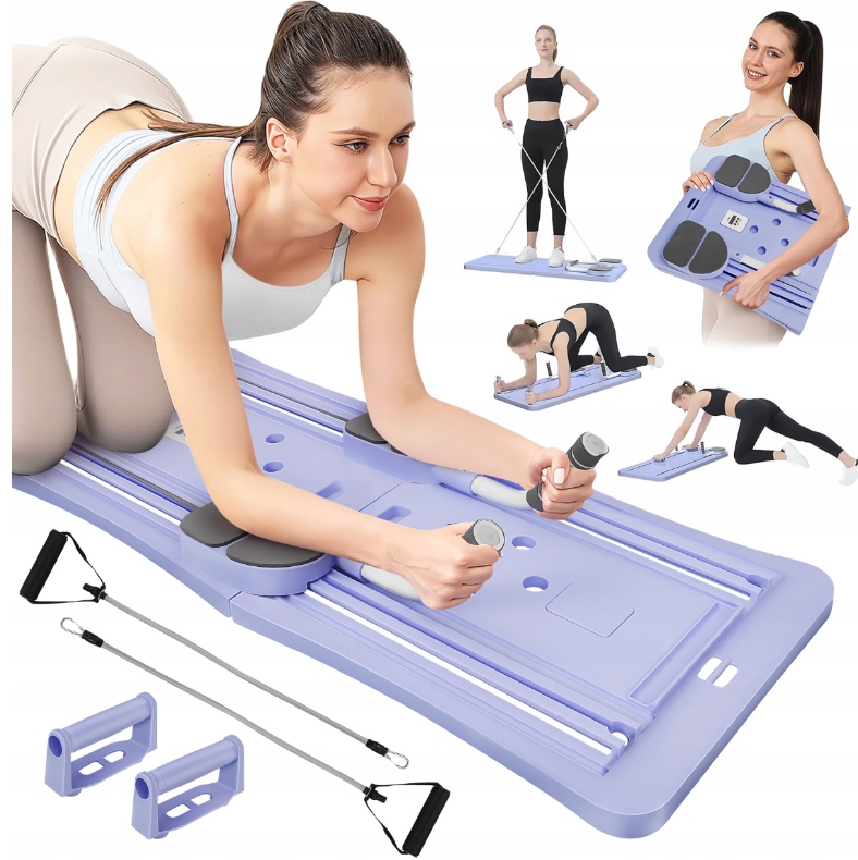 Deska Do Ćwiczeń Reformer Pilates Do Treningu W Domu Fitness Składana Led