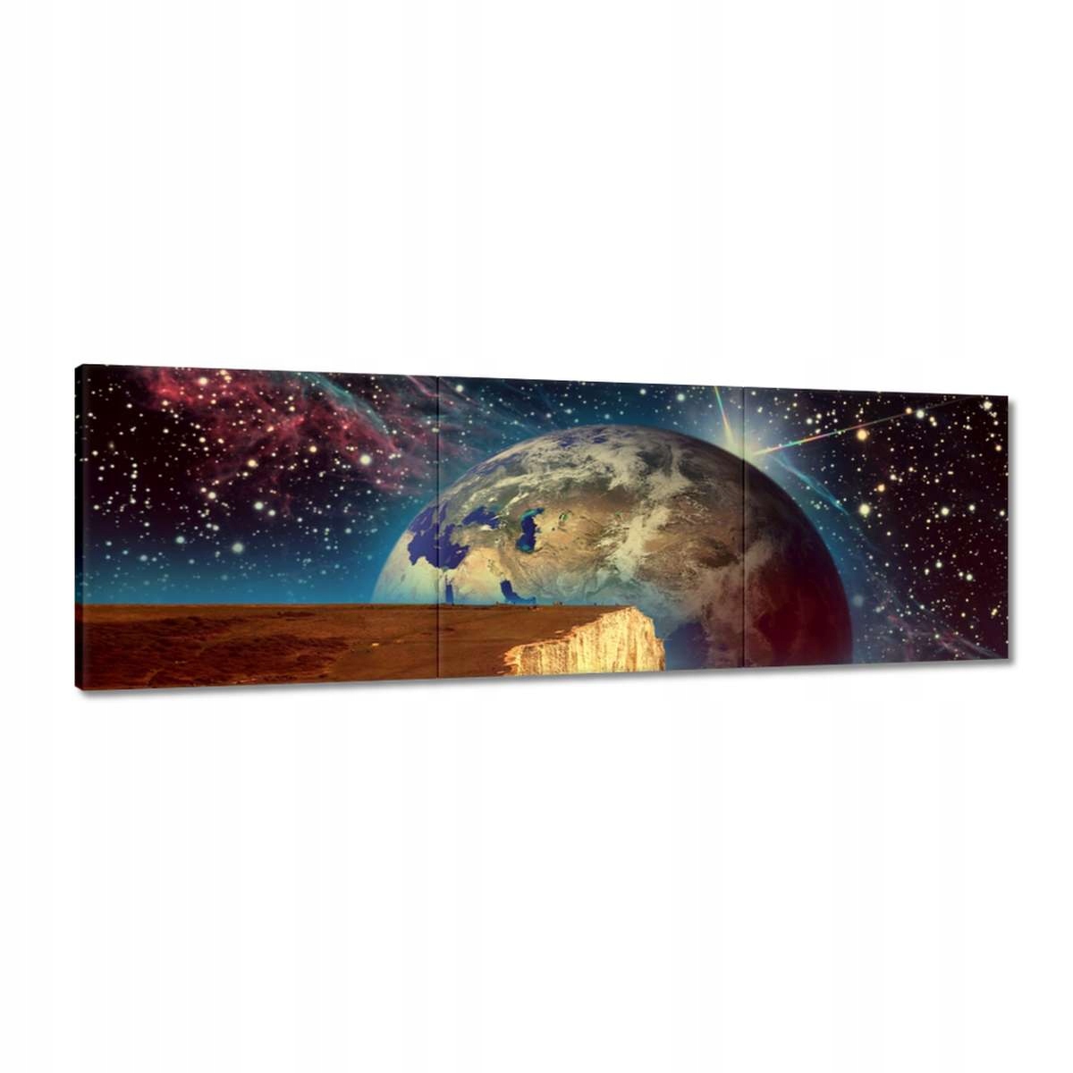 Obrazy 150x50 Planeta za útesem