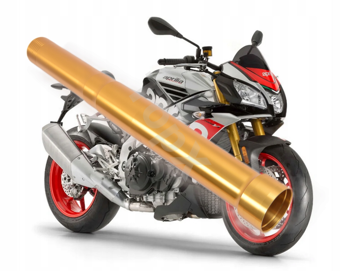TopX Goleń Trubka laga tlumič Odpružení Aprilia Tuono 1100 V4 17+ 1 Ks