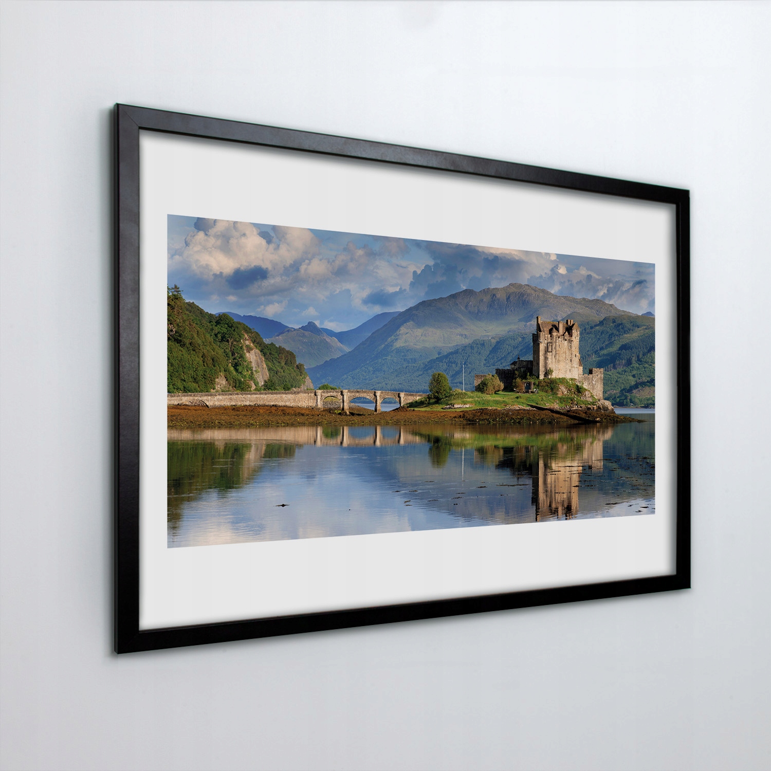 Foto-foto obraz do obývacího pokoje Zámek ostrov hory 60x40