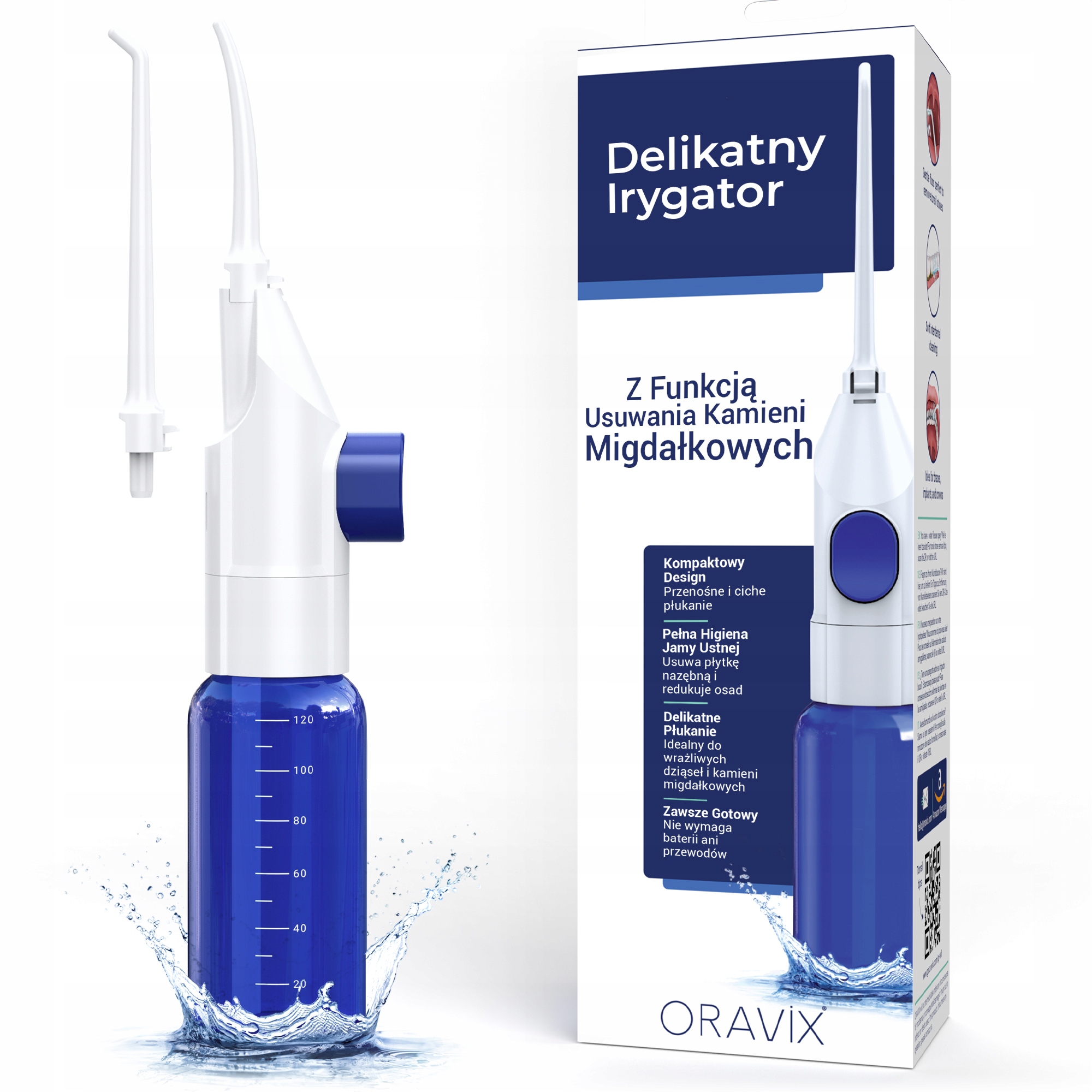 Irygator do kamieni migdałkowych Delikatny Pro v2