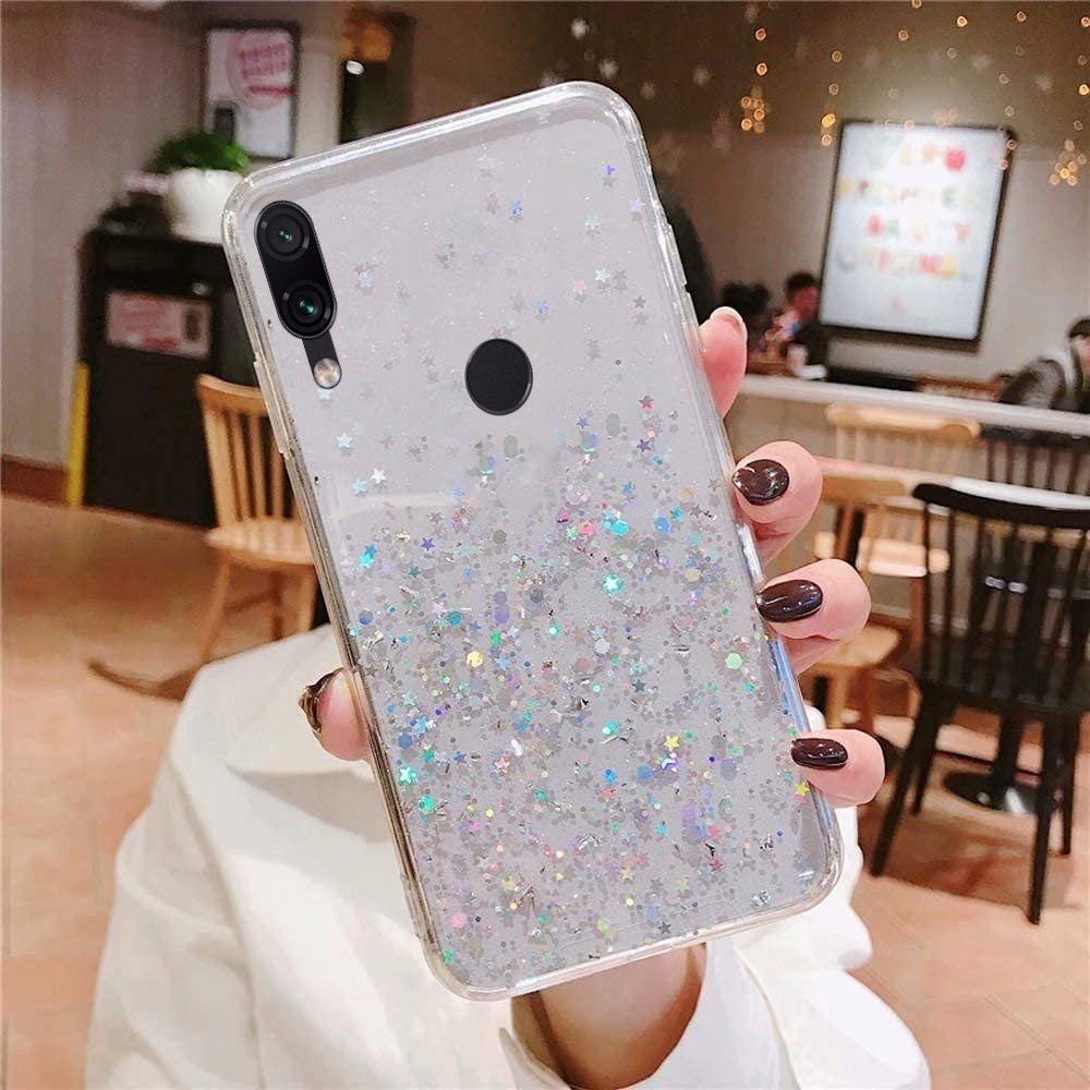 ETUI BROKAT DO XIAOMI REDMI NOTE 7 GLITTER + SZKŁO Marka Itel