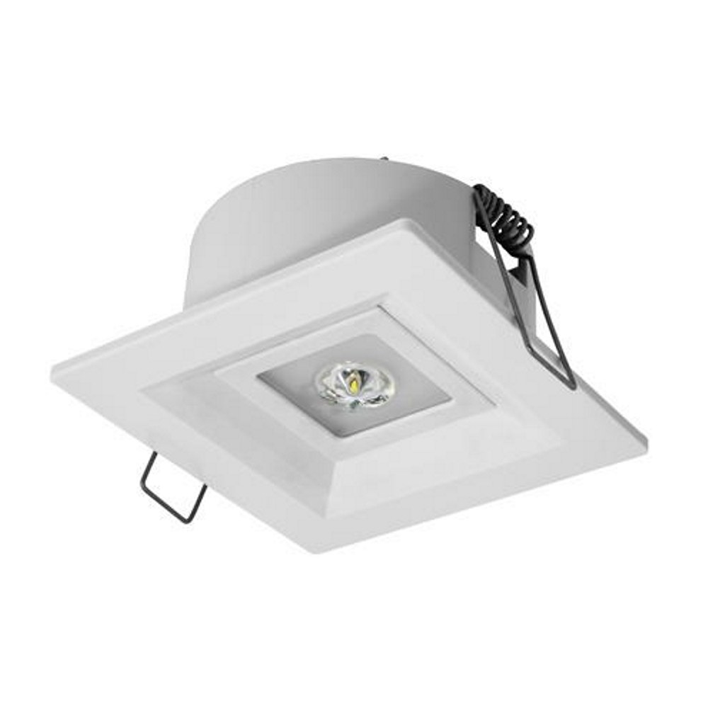 Led nouzové svítidlo, Lovato P Eco 3W 6000K 1h, jednoúčelové, otevřená optika