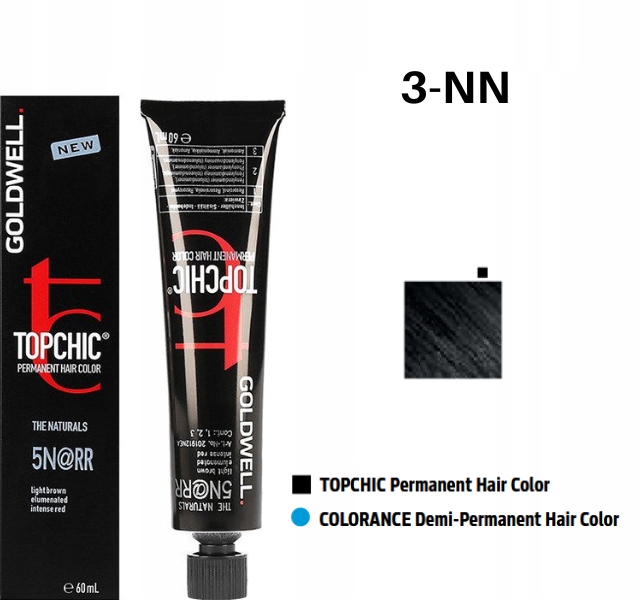 

Goldwell Topchic 3-NN Farba do włosów 60ml