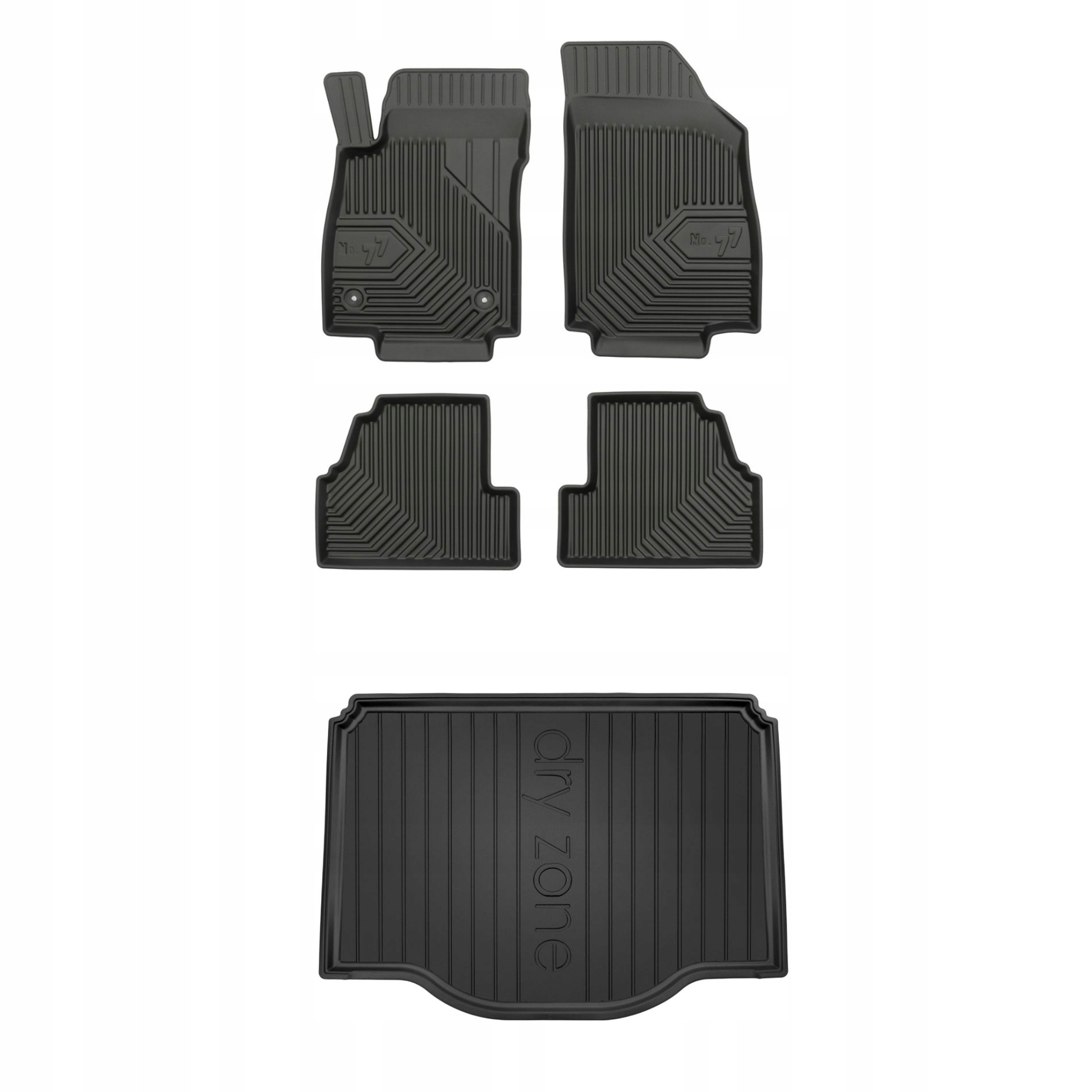 Zestaw dywaniki gumowe i mata do Opel Mokka A