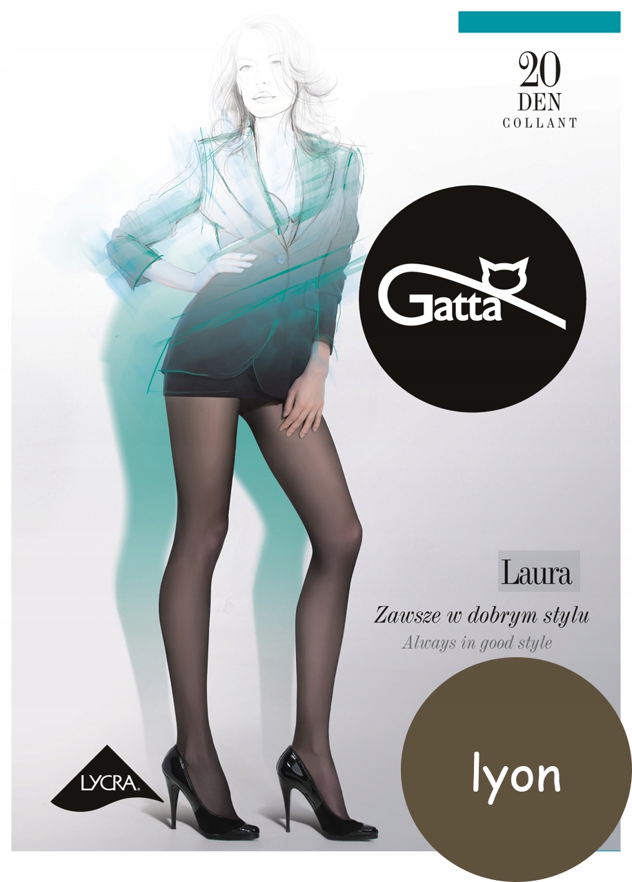 

rajstopy Gatta Laura 20 den Lycra lyon 5 XL