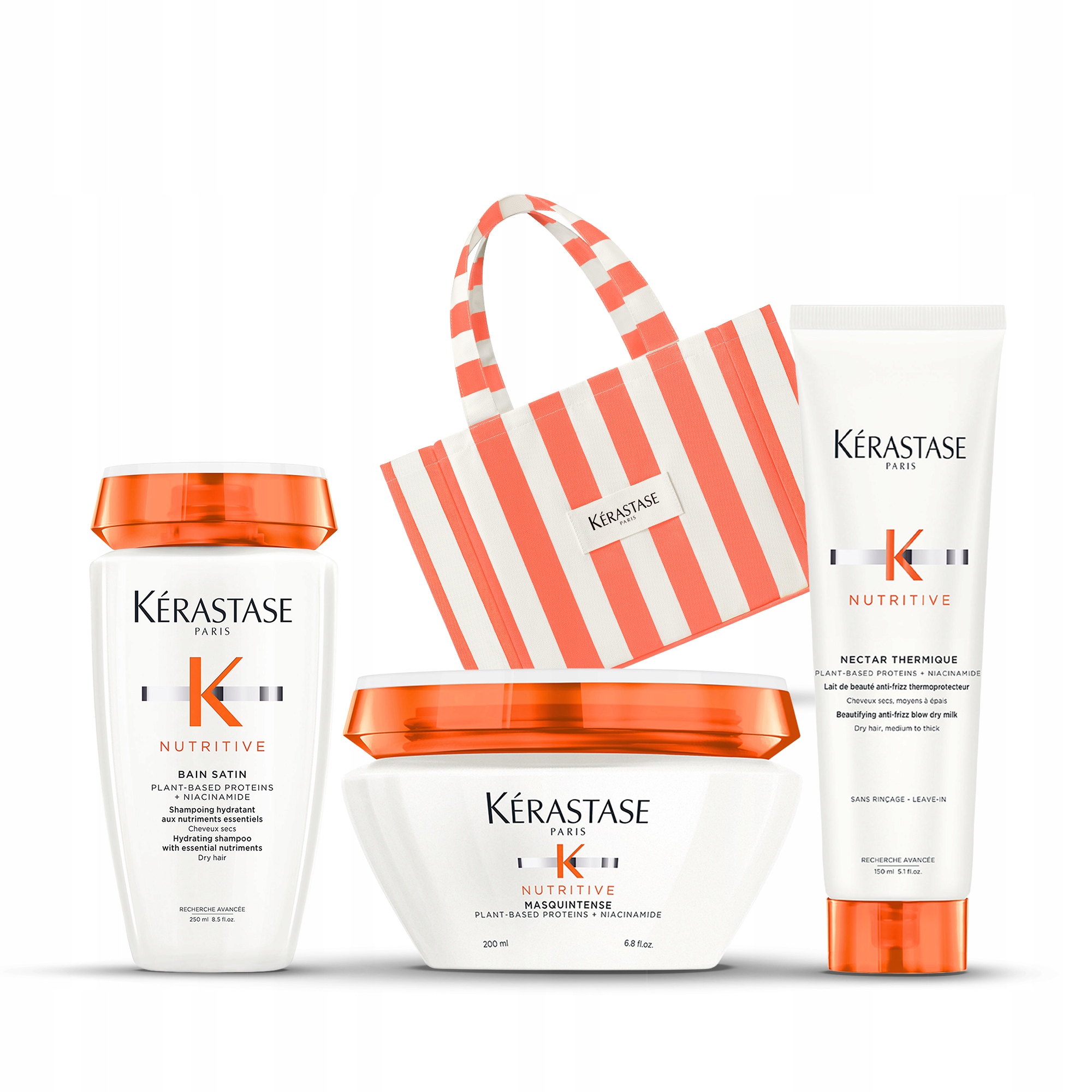 Kérastase Nutritive Zestaw Odżywczy Do Włosów Suchych Torba plażowa