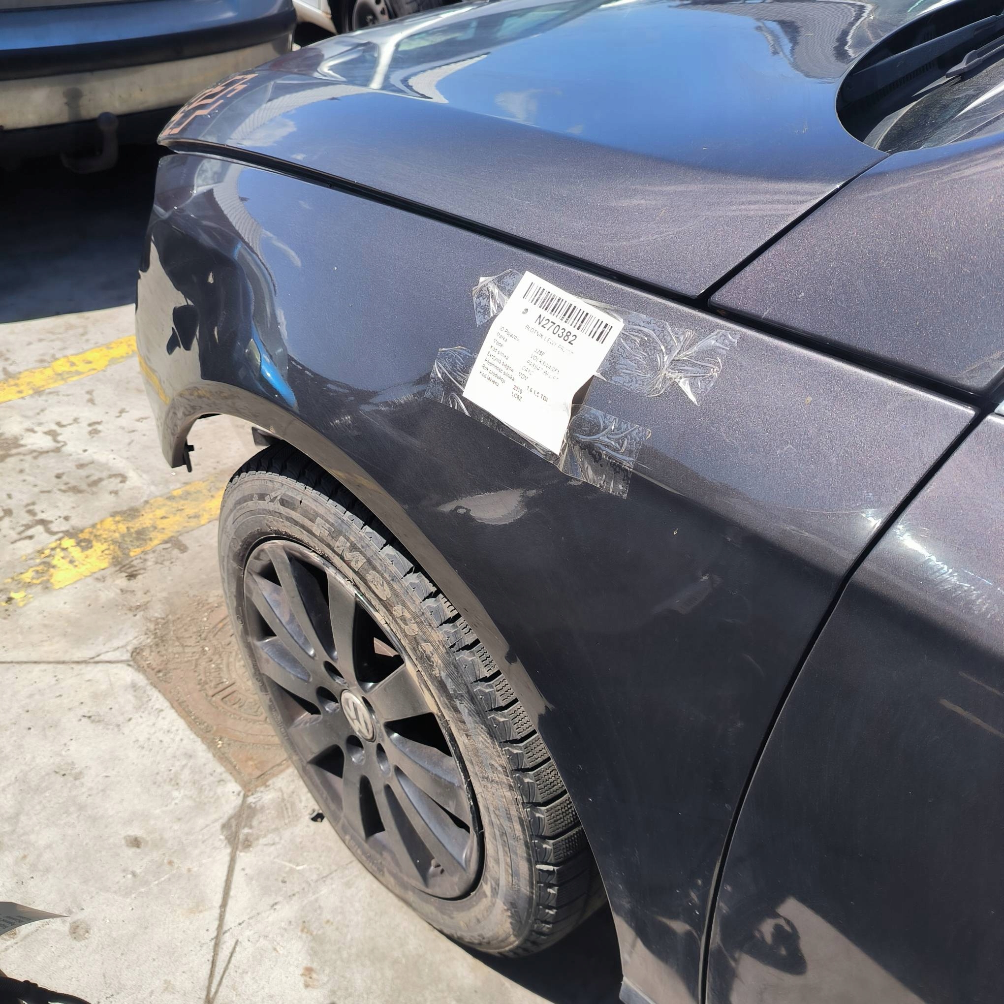 fender left front LC8Z VOLKSWAGEN PASSAT B6 LIFT