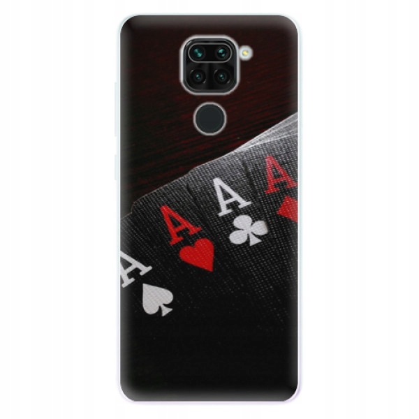 Silikonowe etui iSaprio Poker dla Xiaomi Redmi Note 9