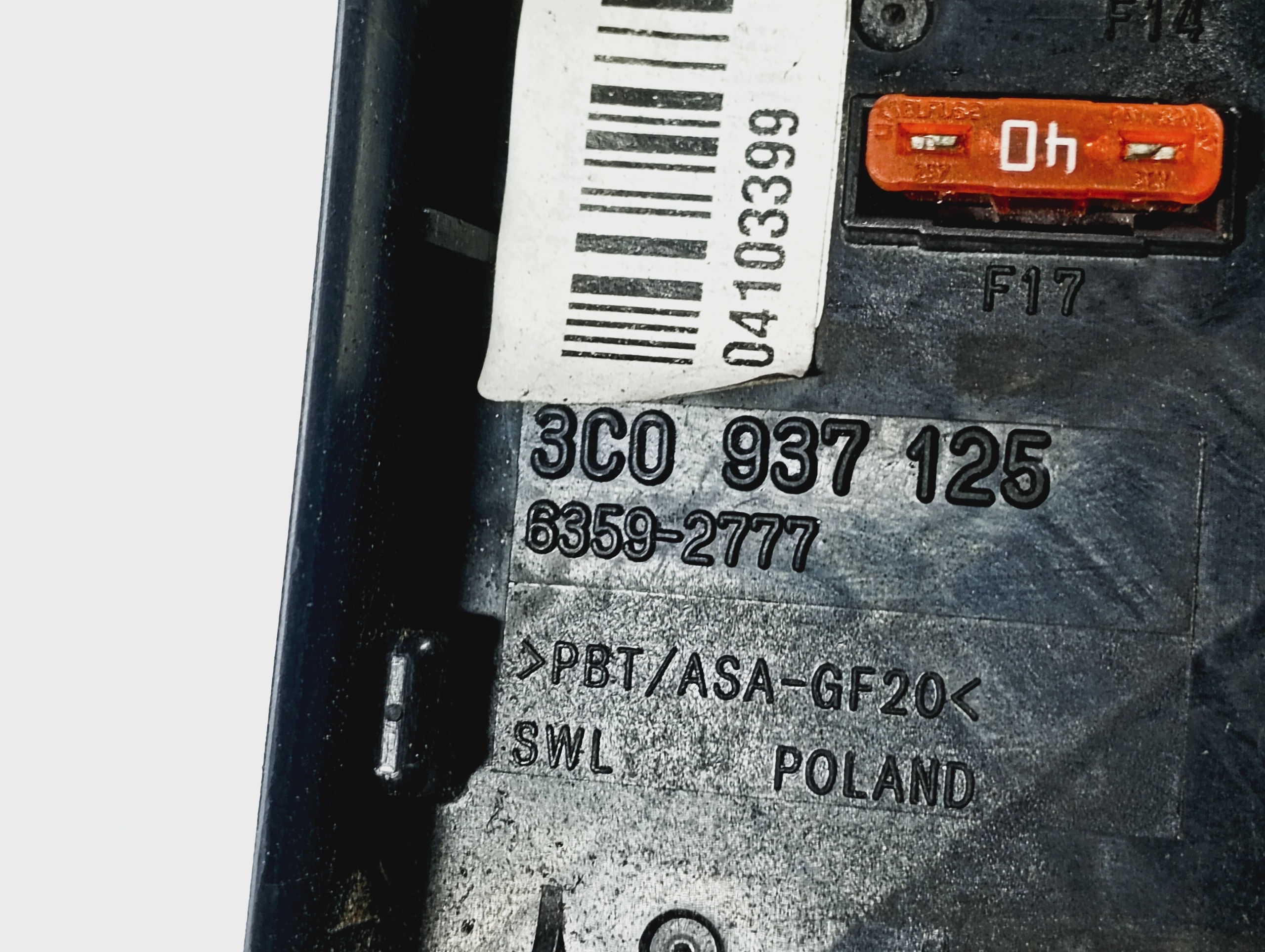 Module Module fusibles OE 30937125 VW Passat B6 05-10
