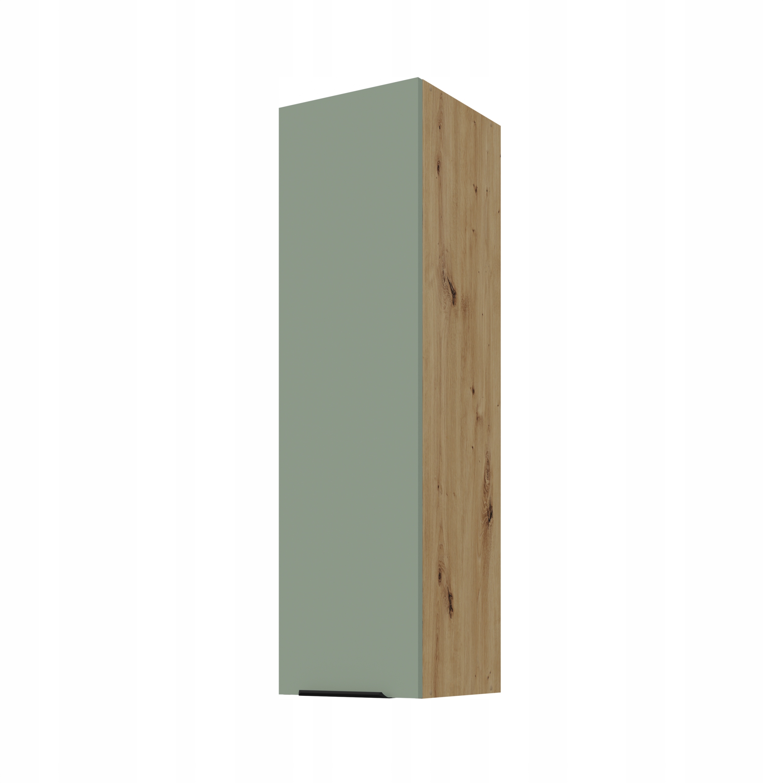 Závěsná kuchyňská skříňka Dub Artisan vysoká skříňka s policemi 30 cm Aquamarine
