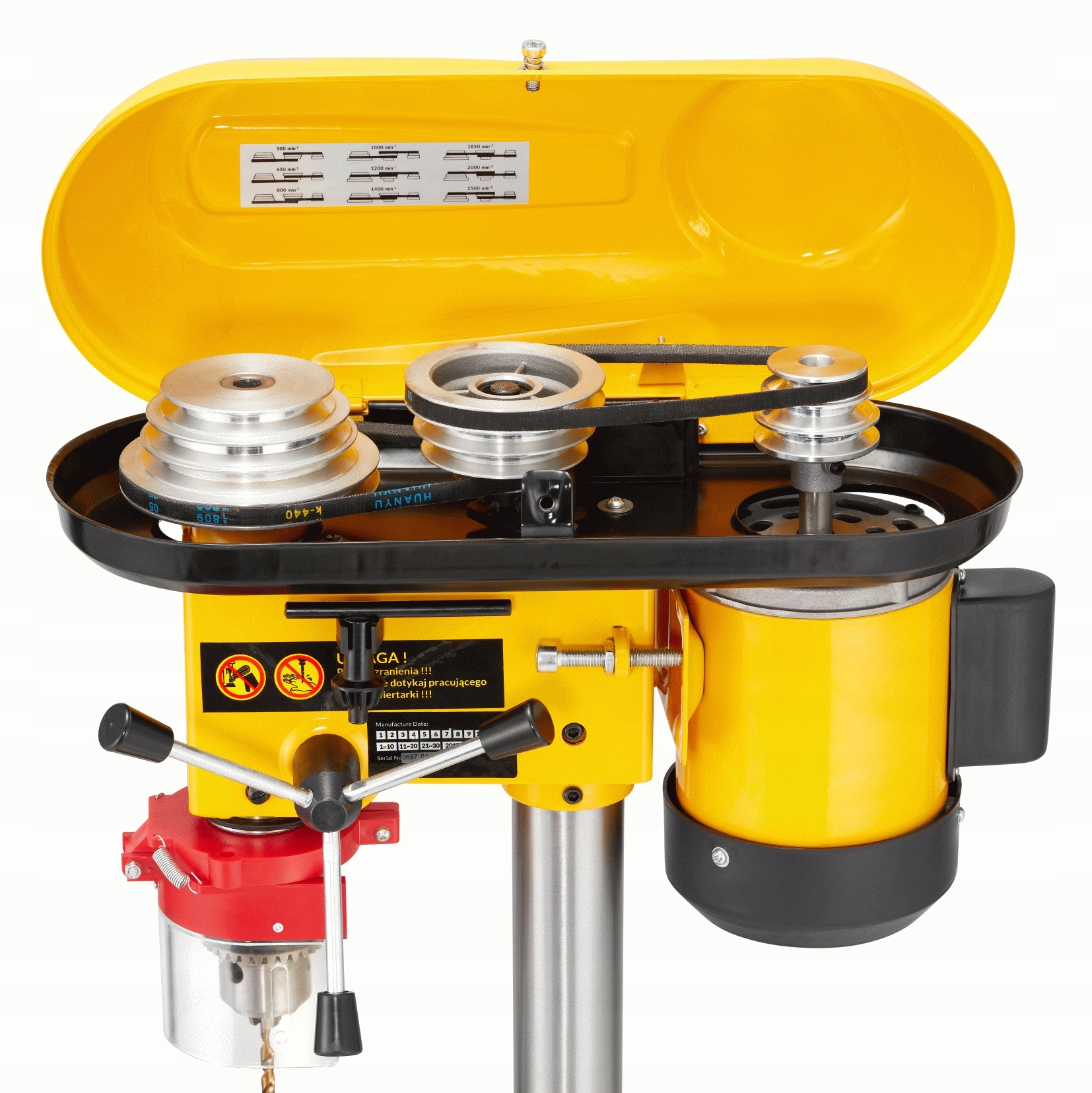 Wiertarka stolowa kolumnowa pionowa 1650W imadlo Power 1650 W