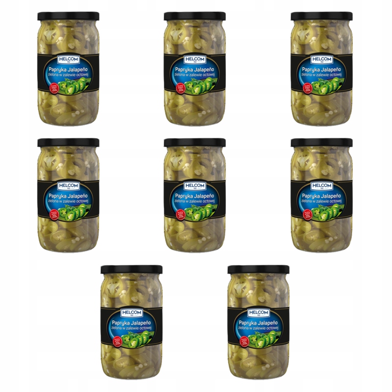 Paprika Jalapeno v octovém nálevu 680 g Helcom X8