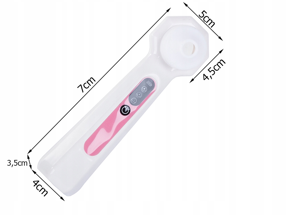 ODKURZACZ DO WĄGRÓW ZASKÓRNIKÓW PRYSZCZY LUPA LED Liczba końcówek 3