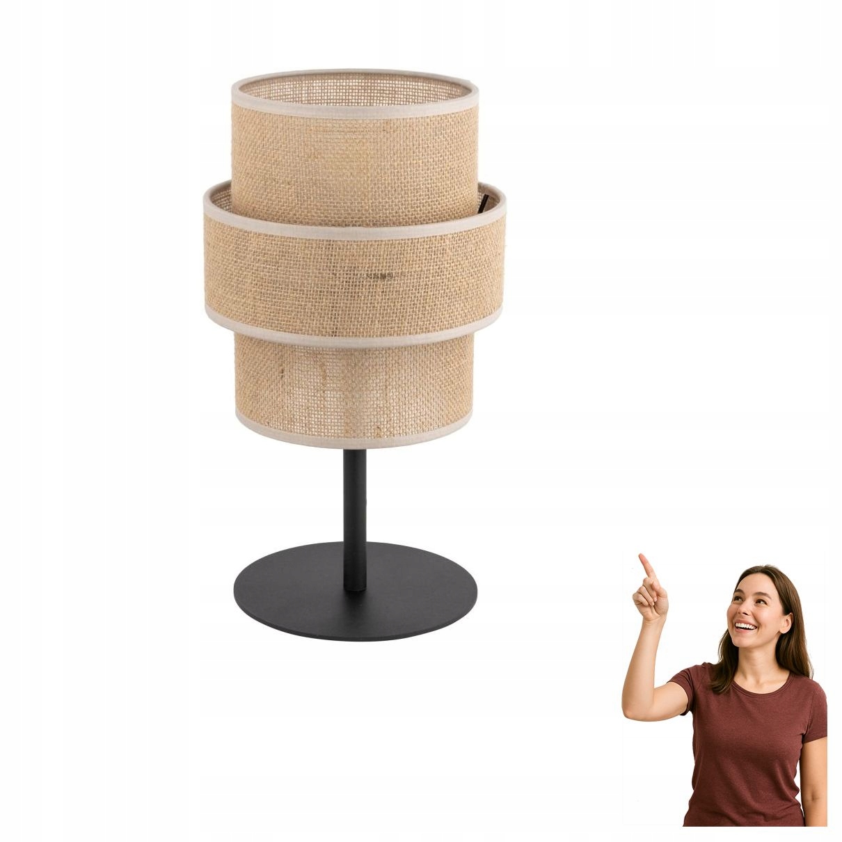 Nočná stolová lampa Calisto Juta 5404 Tk Lighting