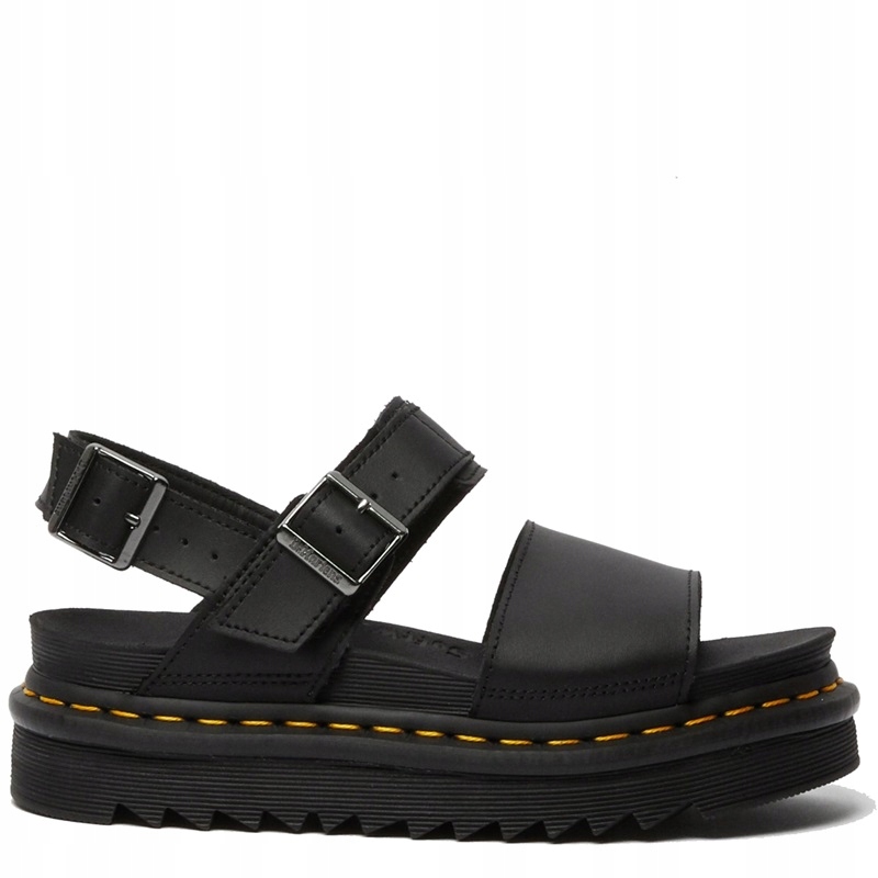 DR. MARTENS VOSS BLACK SANDAŁY r. 40