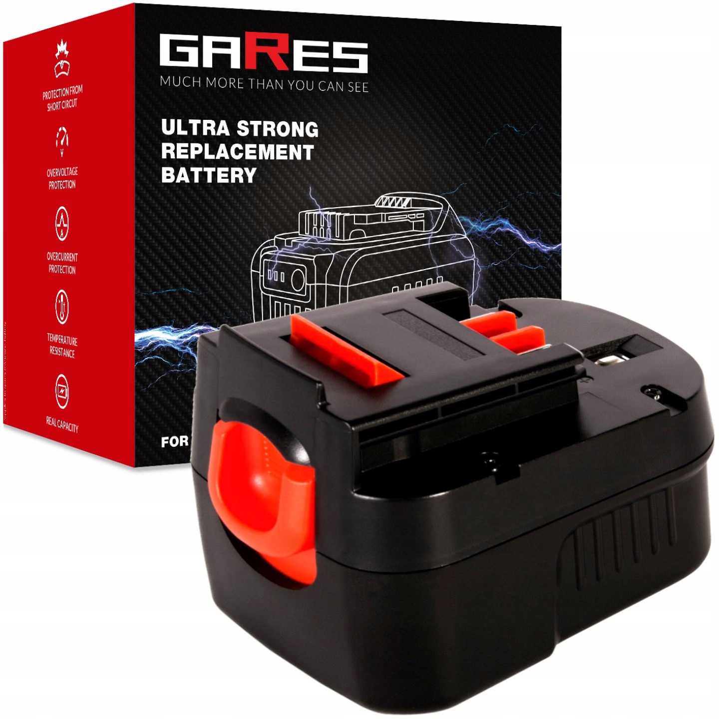 Baterie Akumulátor pro Black Decker EPC12 CP12K HPB12 HP12K PF126 12V 1.5Ah