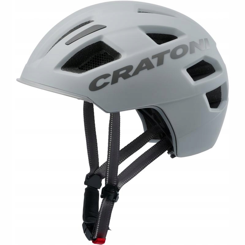Cratoni Přilba C-Pure šedá mat M-L (58-61 cm)