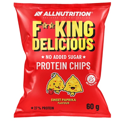 ALLNUTRITION FITKING DELICIOUS PROTEIN CHIPS SWEET PAPRIKA 60g CHIPSY WEGE