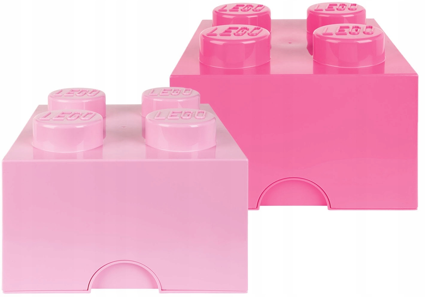 Lego Krabička na ukládání kostek 2ks (dva odstíny růžové)