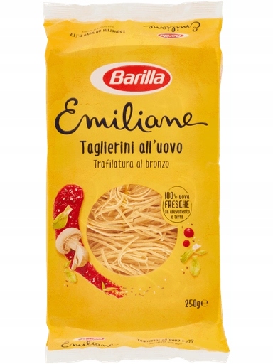 4x Těstoviny Emiliane Taglierini all'uovo 250 g Barilla