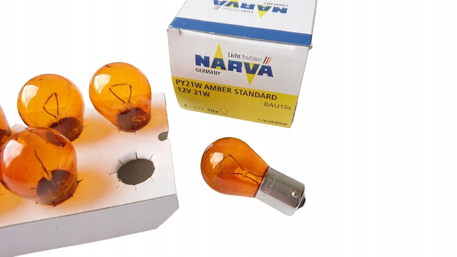 

Żarówka Narva 17638 12V 21W PY21W BAU15S