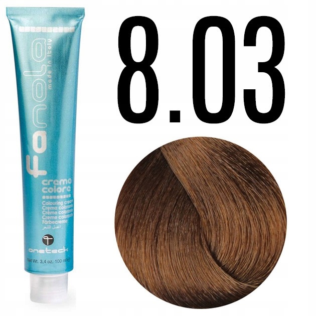 

Fanola Crema Colore 100ml Farba do włosów 8.03