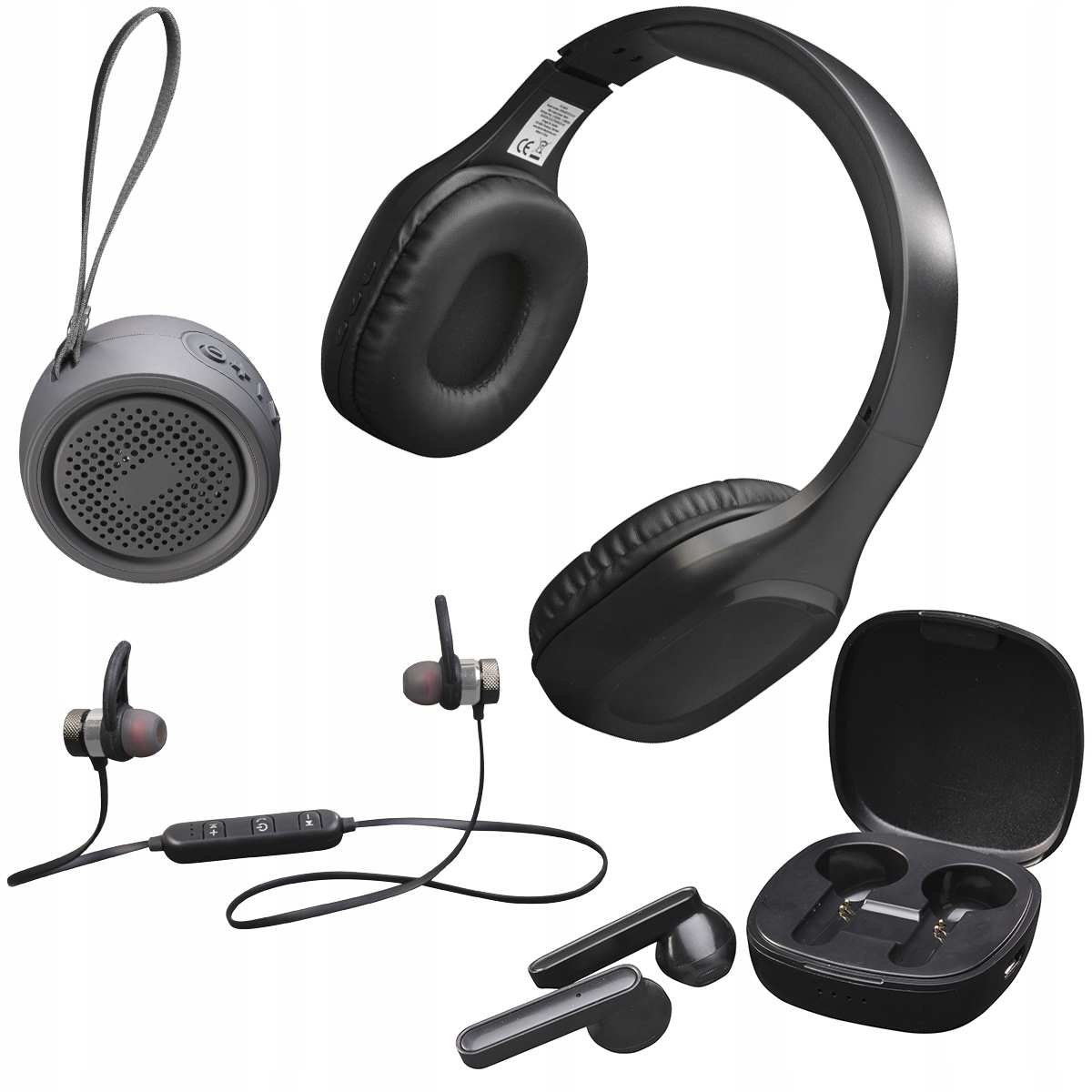 Sada Bezdrátových Sluchátek A Reproduktorů Denver