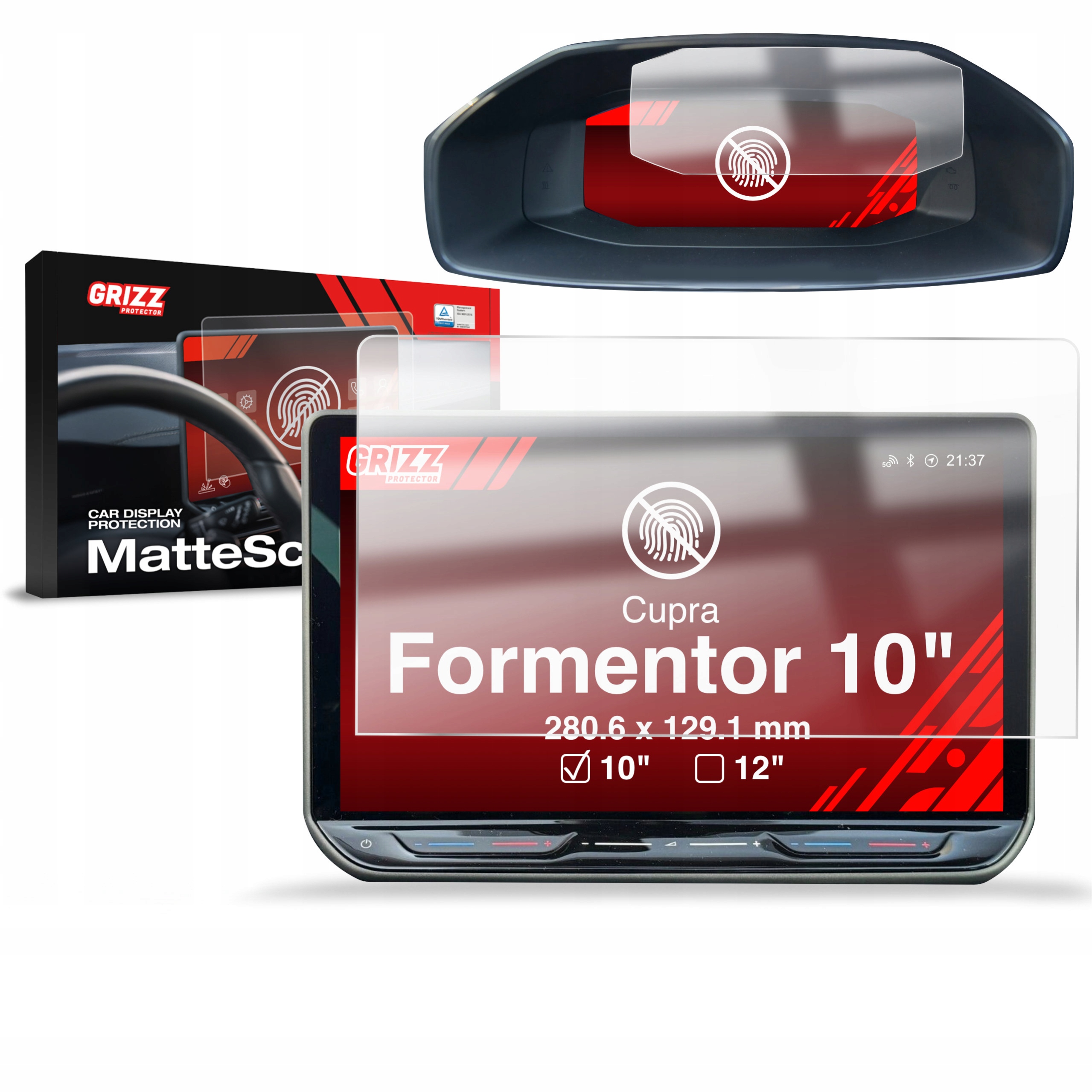2w1 Folia Antyodciskowa do Cupra Formentor 10" (2020-2024)