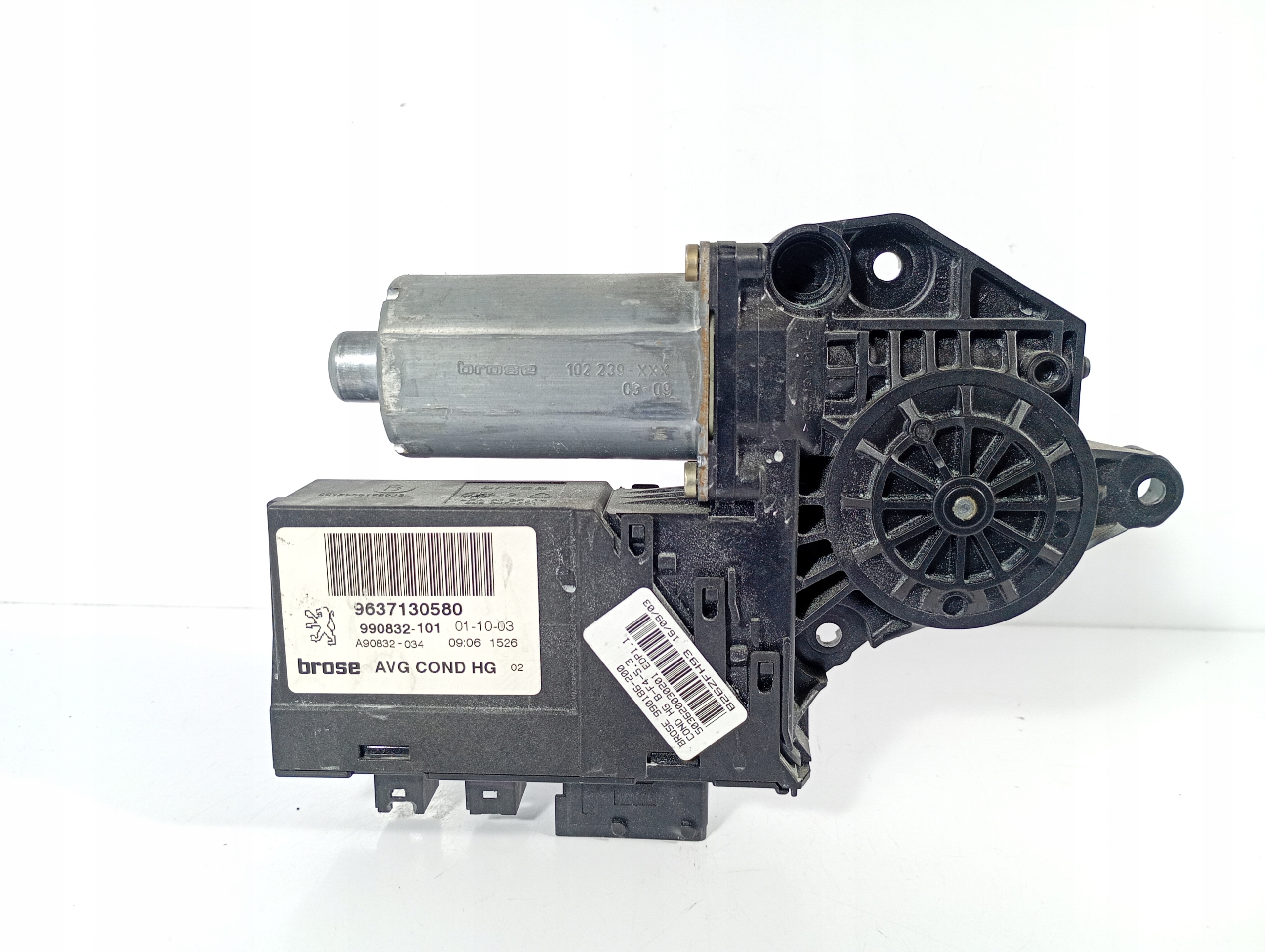 Peugeot 307 SW 02-09 engine mini motor windows left front OE 9637130580