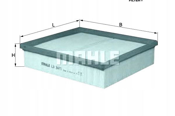 Vzduchový Filtr Knecht 6510940204 A P7747 P0345 Nezbytnost řidiče #32