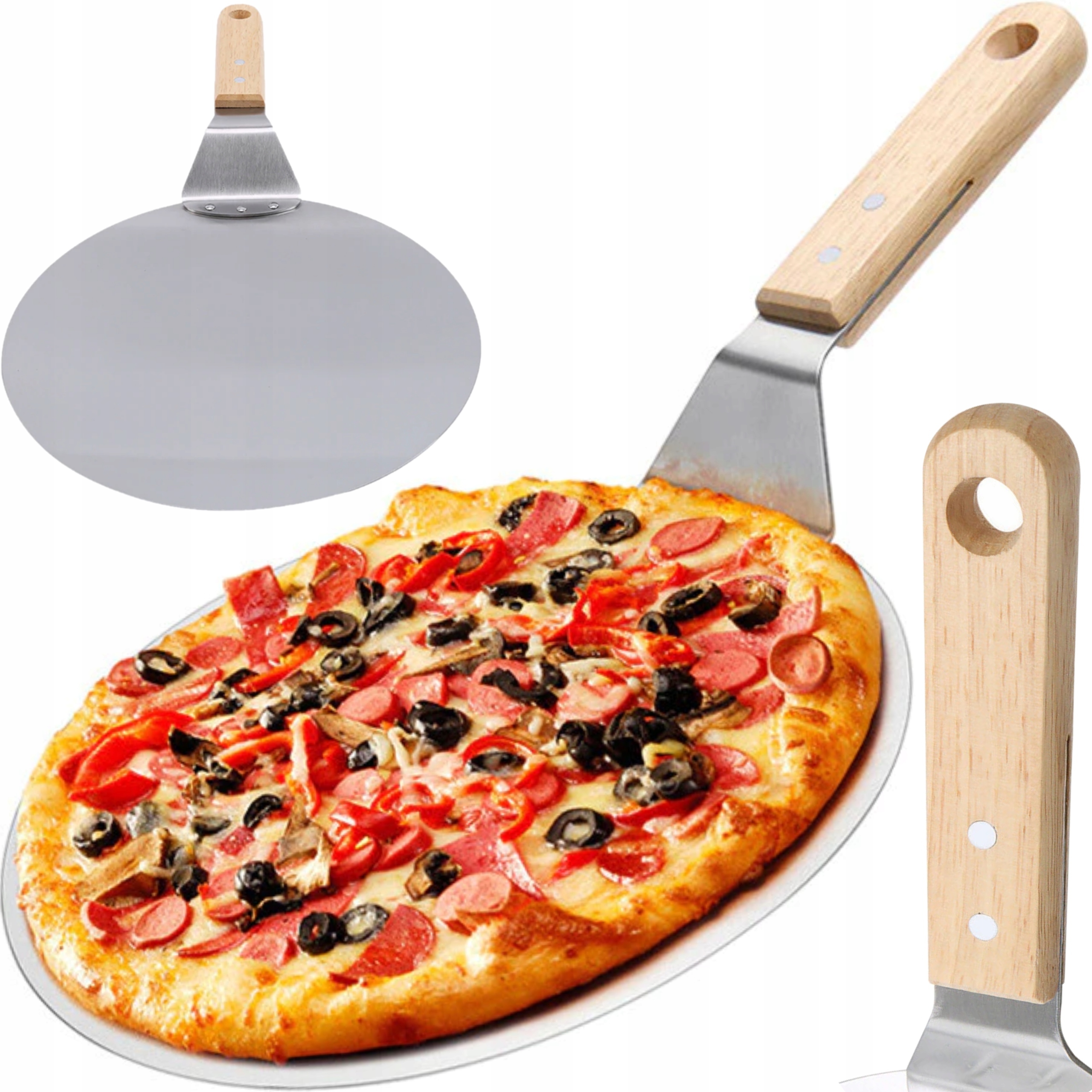 

Łopatka Do Pizzy Stalowa Szufla Łopata Taca Duża