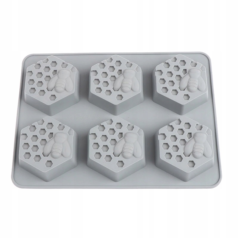 

Forma Silikonowa 6w1 Plaster Miodu sześciokątne
